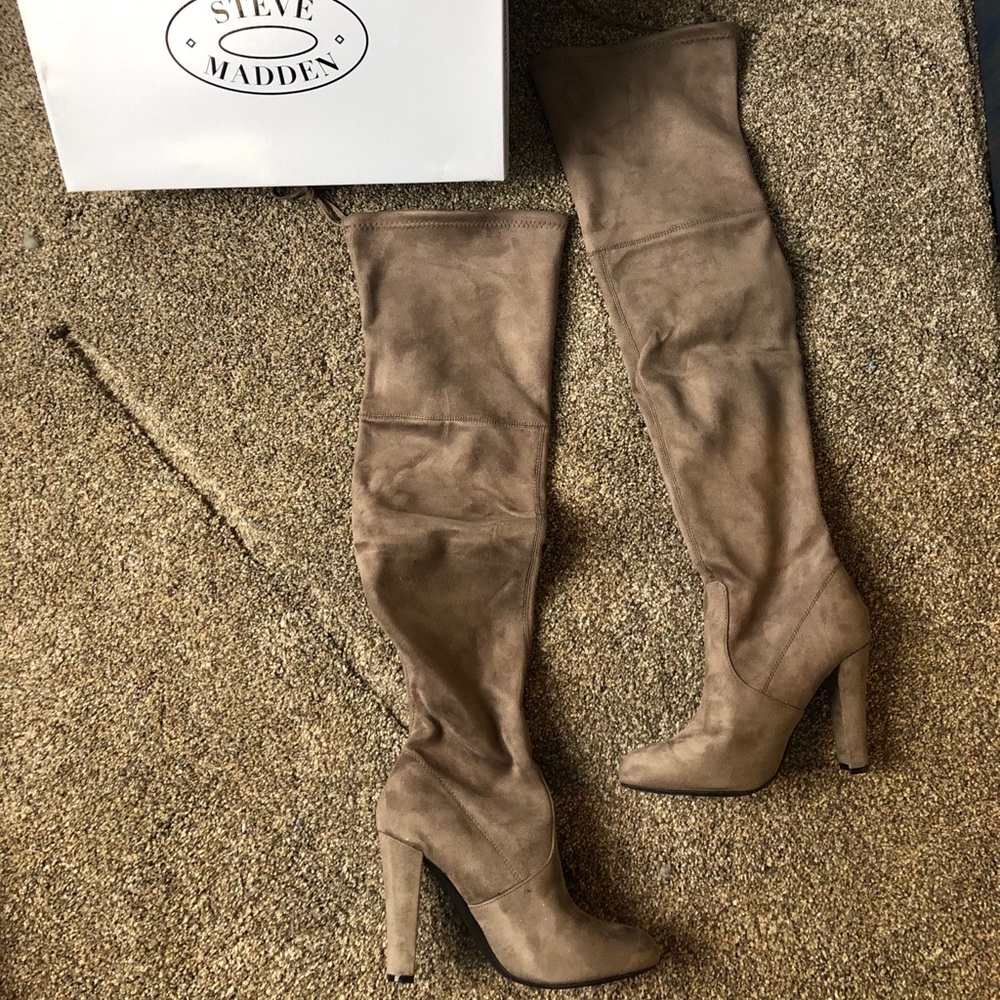Thigh high Steve Madden boots